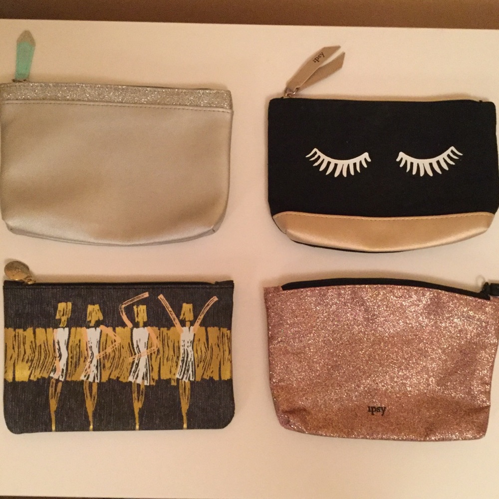 4 Ipsy Cosmetic Bags